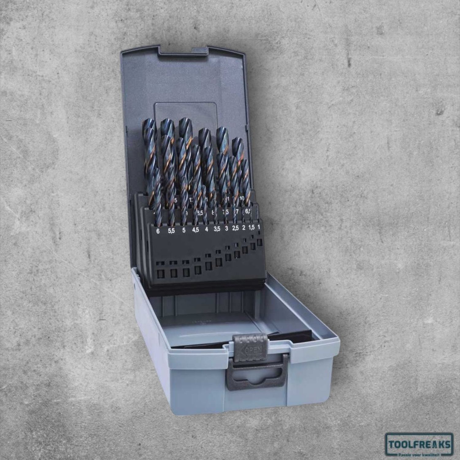 Alpen KP-25 set van 25st HSS-boren voor metaal 1-13 mm, Sprint Master