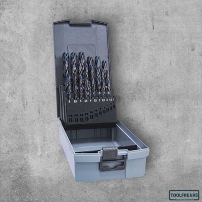 Alpen KP-25 set van 25st HSS-boren voor metaal 1-13 mm, Sprint Master
