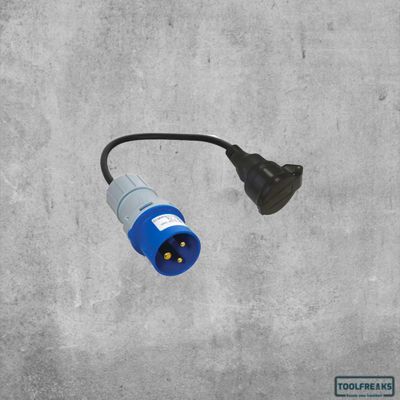 Adapter  Voor Camping Cee 17 16A-6H/Vrouwelijke Stekker