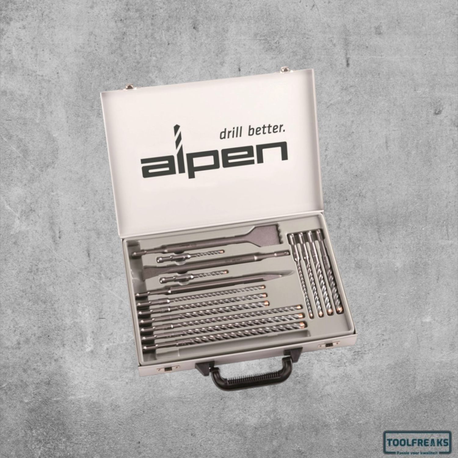 Alpen SDS-Plus FORCE X Beitelset &amp; Boorset 16 delig
