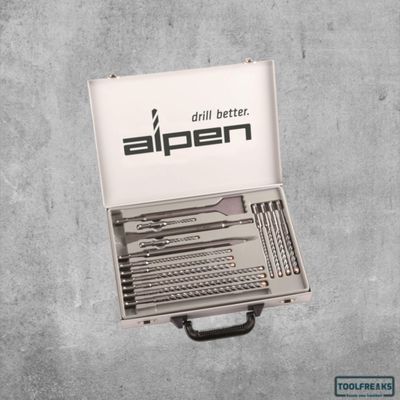 Alpen SDS-Plus FORCE X Beitelset &amp; Boorset 16 delig