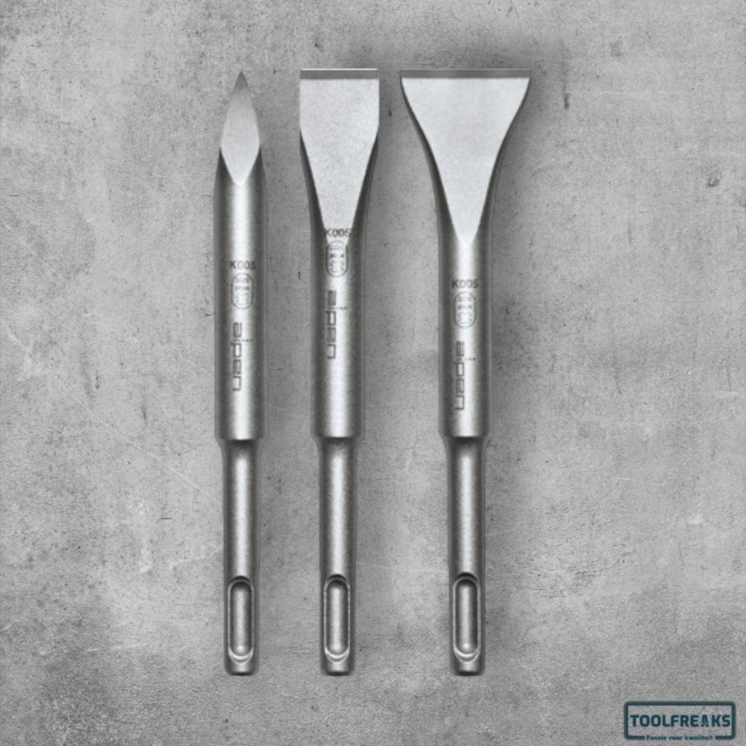 Alpen SDS-Plus Beitel Set, 3-delig
