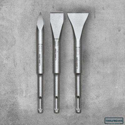 Alpen SDS-Plus Beitel Set, 3-delig