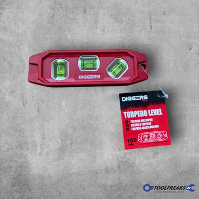 Diggers Torpedo Waterpas 15cm