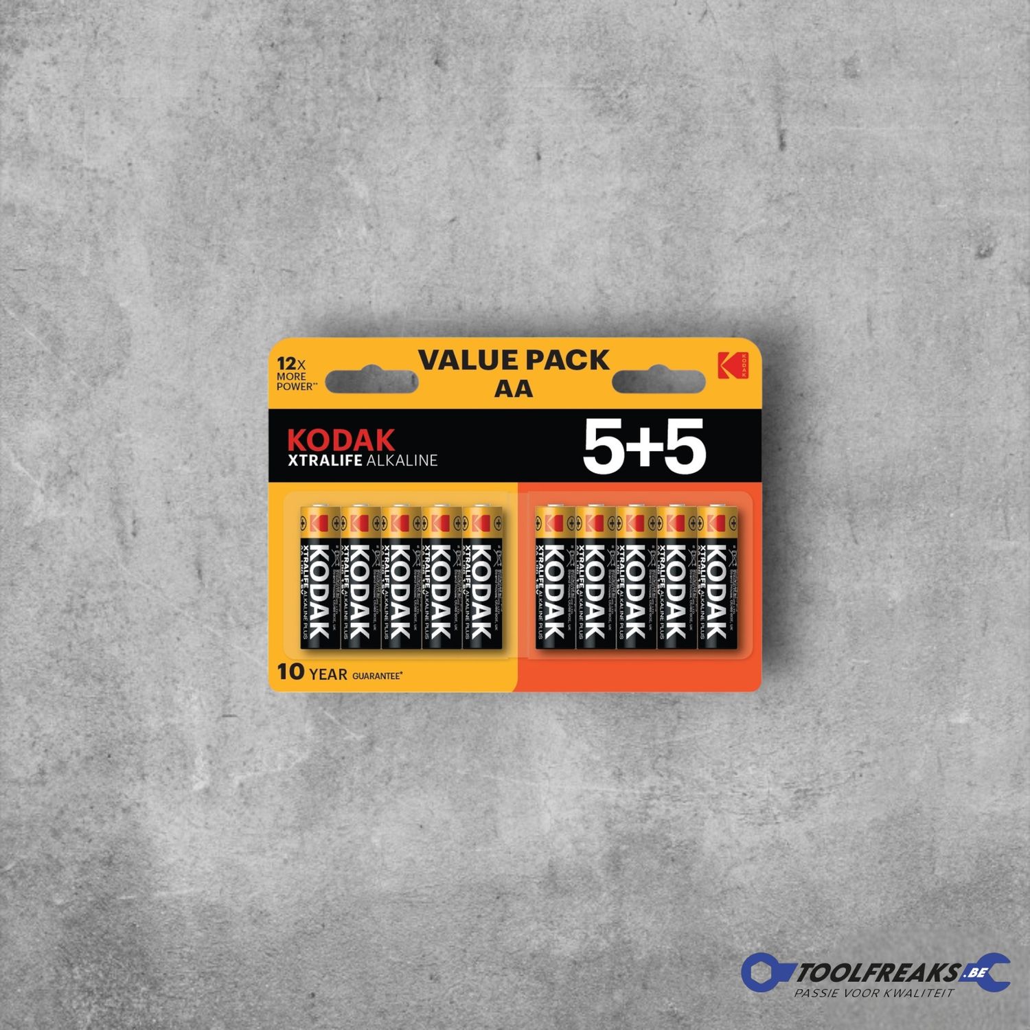 Kodak XTRALIFE Alkaline AA Battery 10 (5+5 pack)