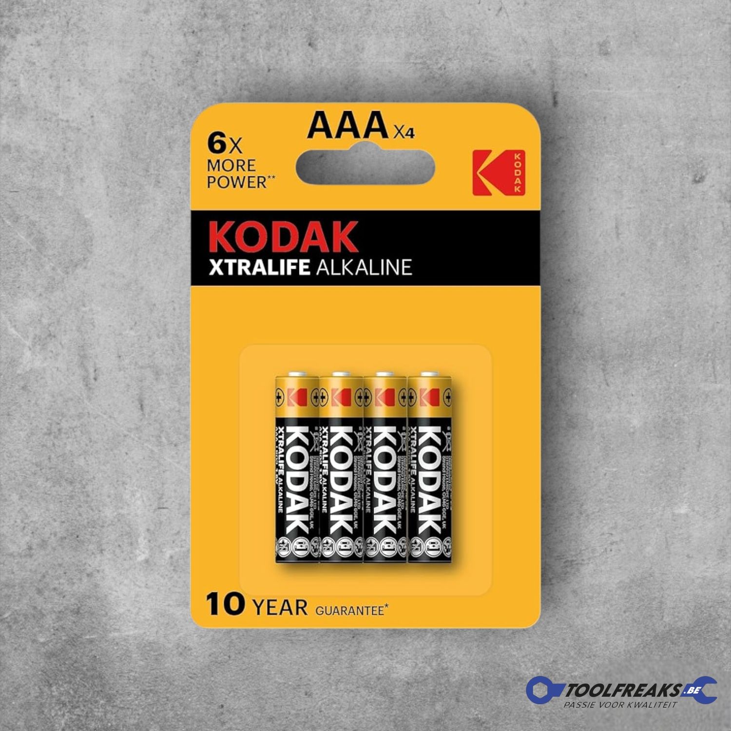 Kodak Xtralife - AAA Alkaline batterijen - 4 stuks