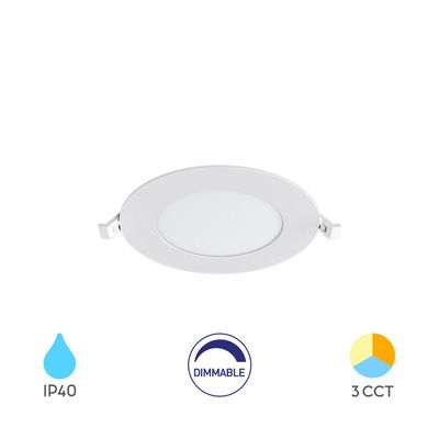 Led Inbouwspot Wit Braytron 6W 470Lm 3CCT Dimbaar