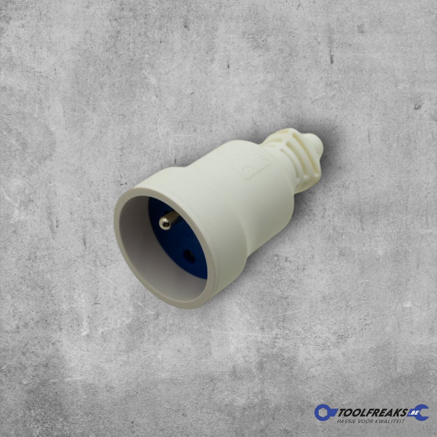 Stekker Vrouwelijk Rubber Wit (TPE + PC) - 16A - 250V