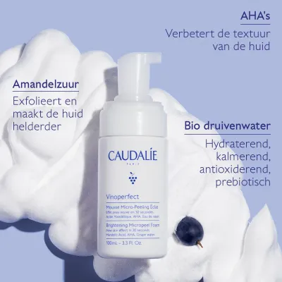Caudalie Vinoperfect micro-peeling mousse