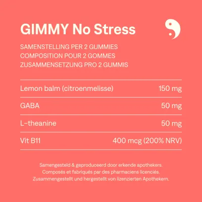 GIMMY Vitamine Gummies No Stress