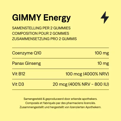 GIMMY Vitamine Gummies Energy