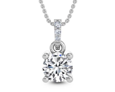 Hanger 18 KT Goud met Labgrown diamant 0.30 CT