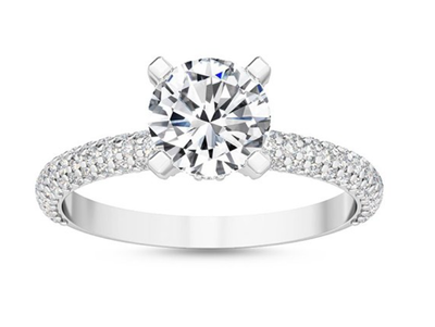 Verlovingsring 14K-18K goud met LABGROWN DIAMANT