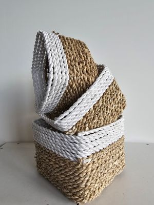 Mand zeegras vierkant. Set van 3.