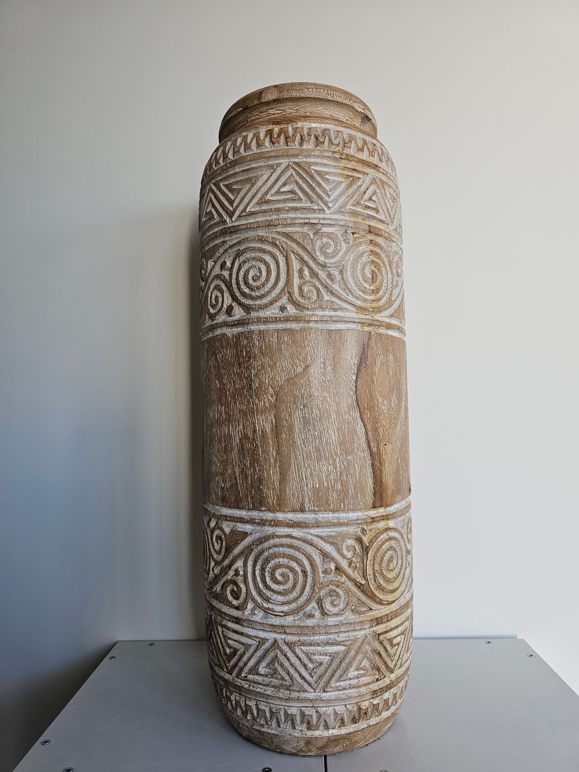 Houten vaas