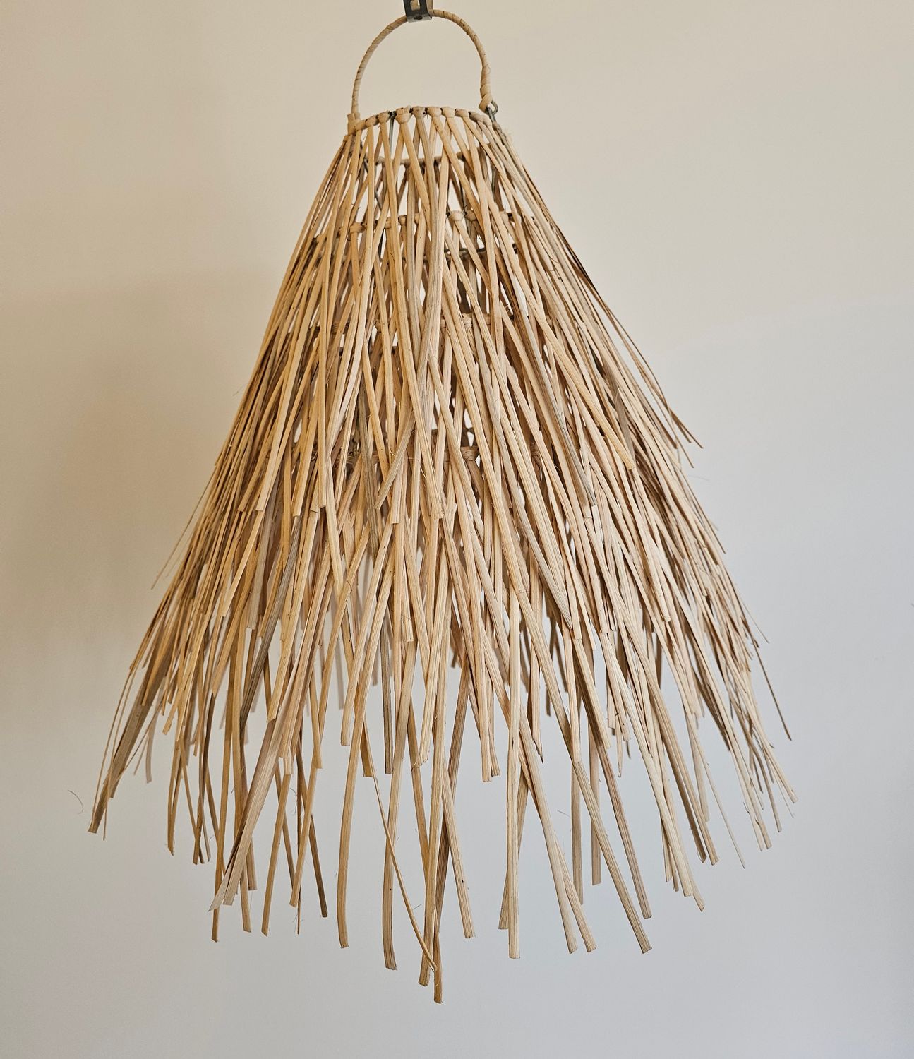 Rotan luchter franjes.
