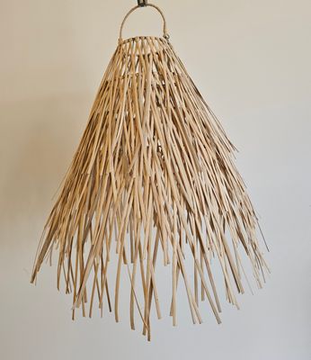 Rotan luchter franjes.