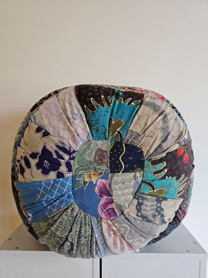 Rond kussen uit de Lulu collectie. Klein.