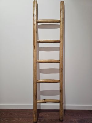 Houten ladder.