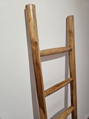 Houten ladder.