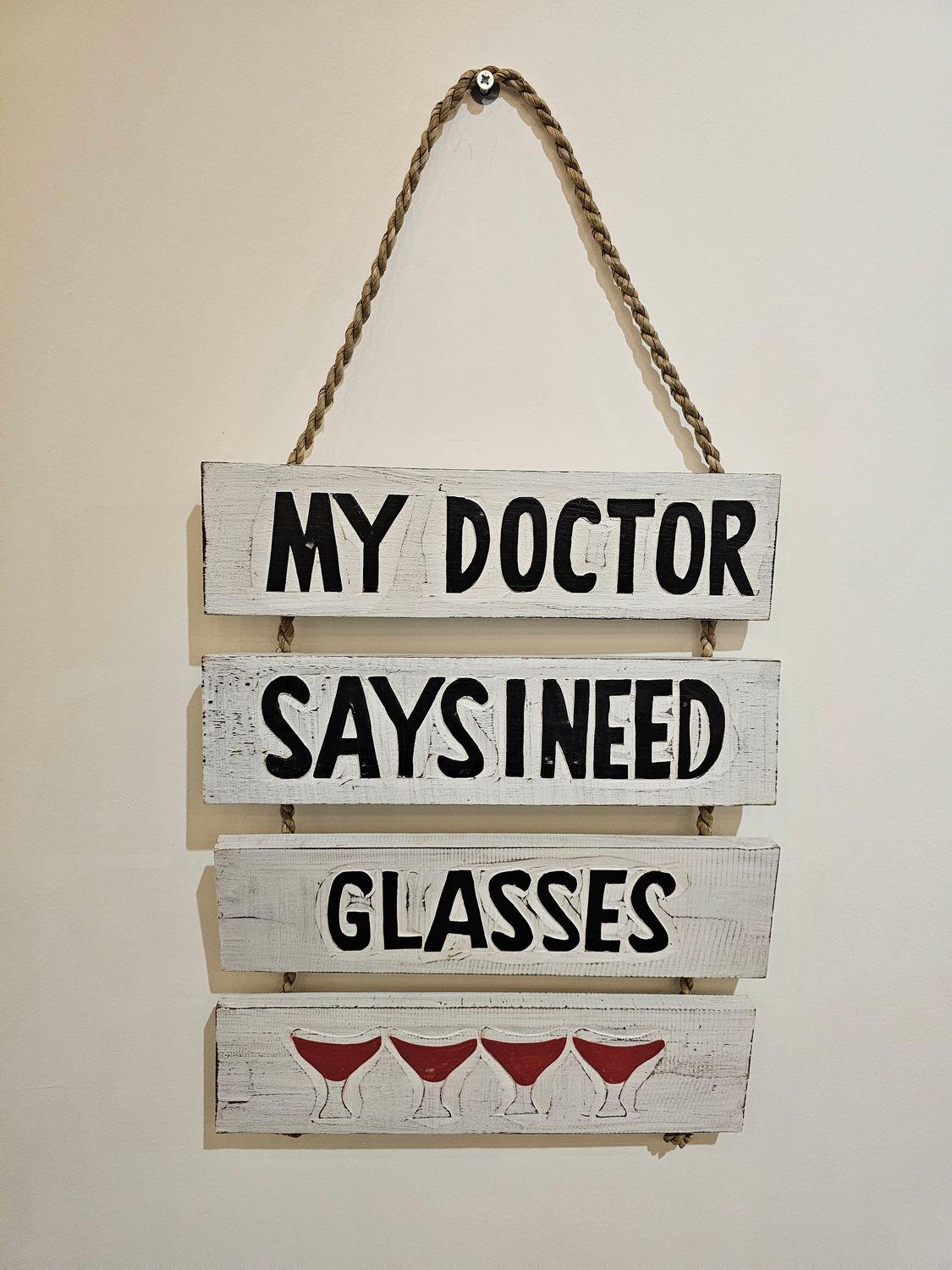 Muurbord My doctor says.