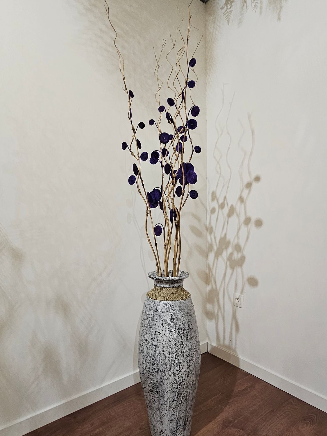 Decoratieve tak spiraal.