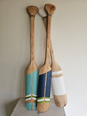 Houten peddel.