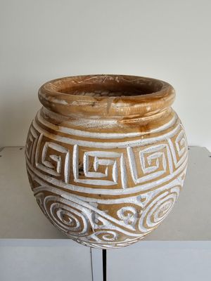 Houten pot Guci Ada