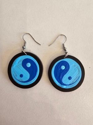 Oorbel ying/yang
