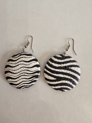 Oorbel zebra