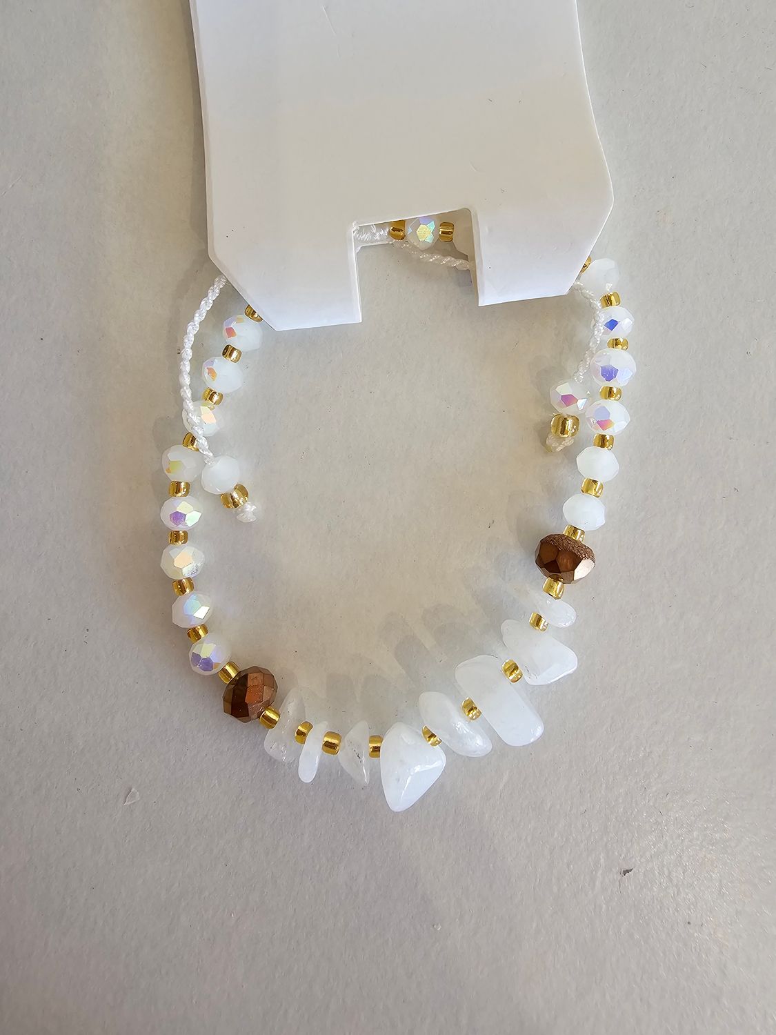 Kralenarmband steentjes