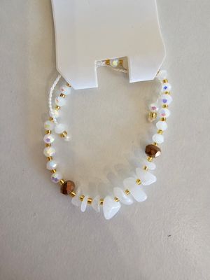 Kralenarmband steentjes