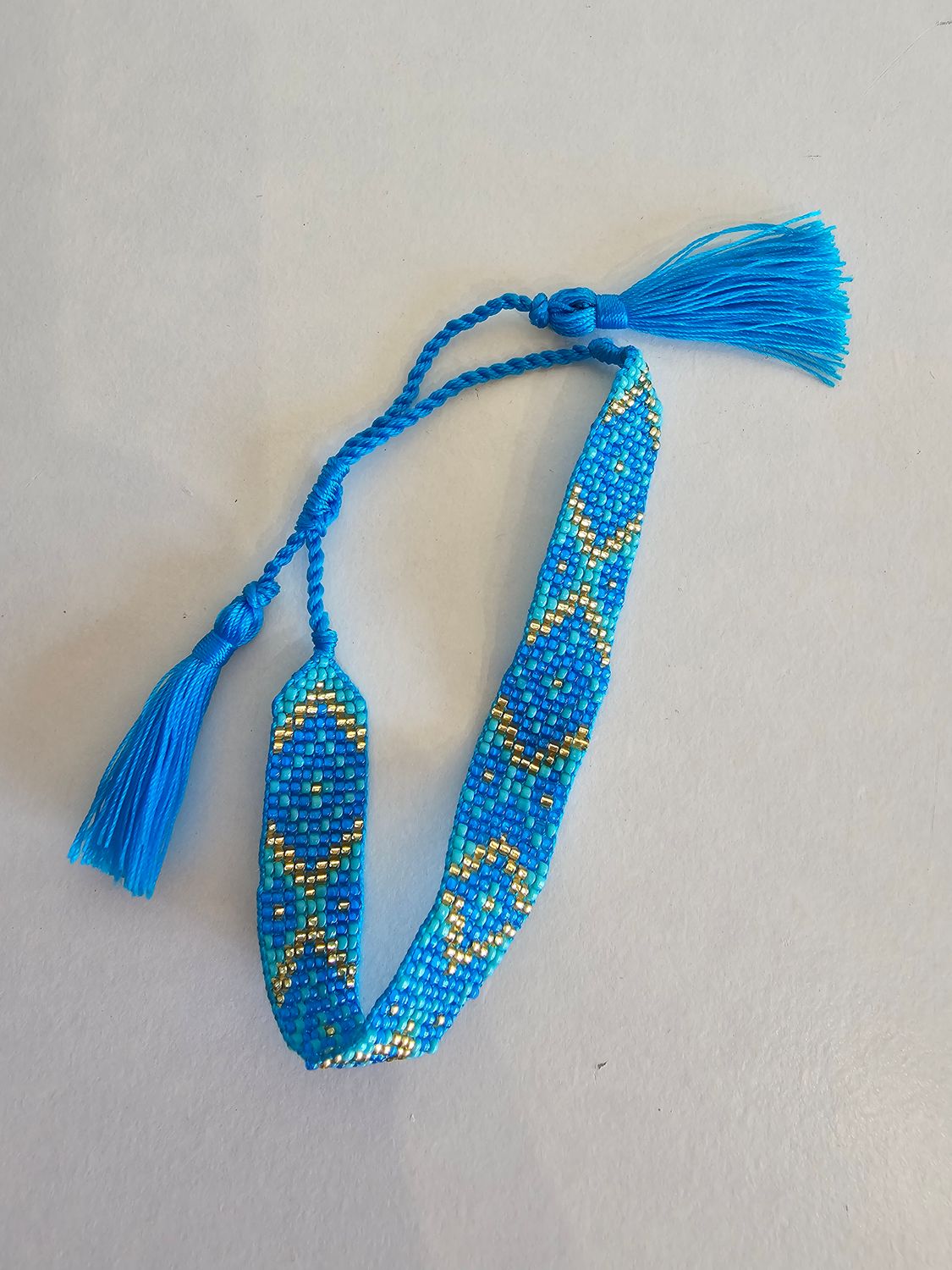 Vriendschapsarmband boho, kwastjes