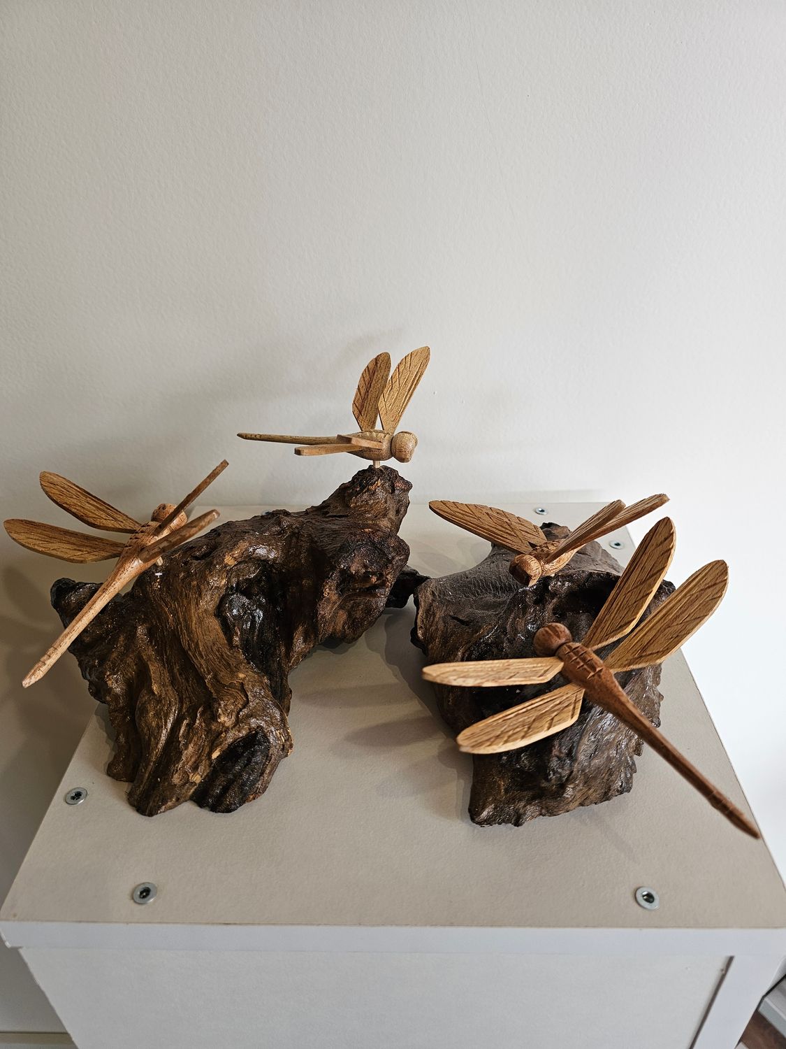 Libel/bij op hout