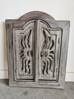 Houten luik klein zon.