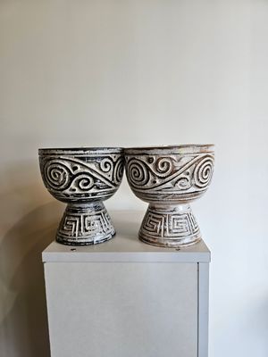 Houten kaars gegraveerd, copa.