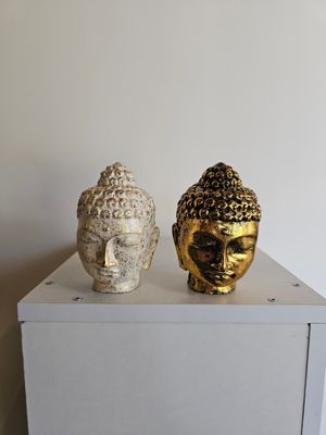 Boeddha hoofd 13 cm.