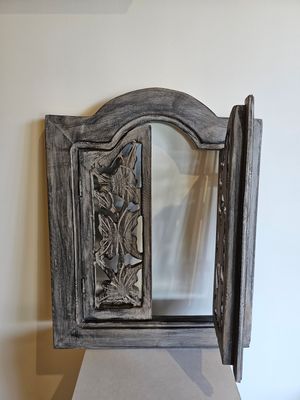 Houten luik klein Flor.