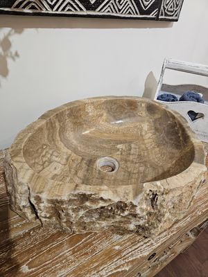 Riviersteen waskom.
