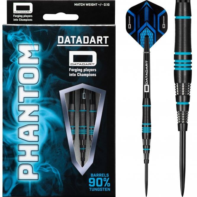 Phantom Darts - Black Titanium - Blue Rings