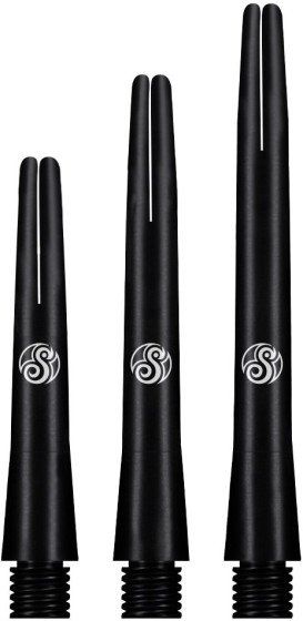 Shot Aluminium Black Shafts