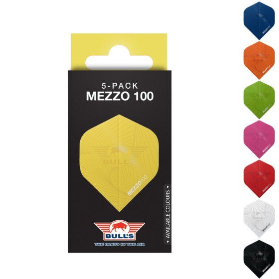 Bull&#39;s Mezzo 100 No.2 Flights | 5-Pack
