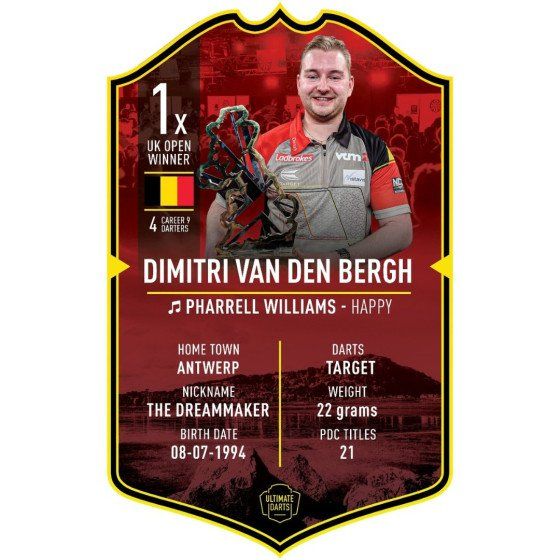 Ultimate Card Dimitri Van den Bergh V3 | 37x25cm