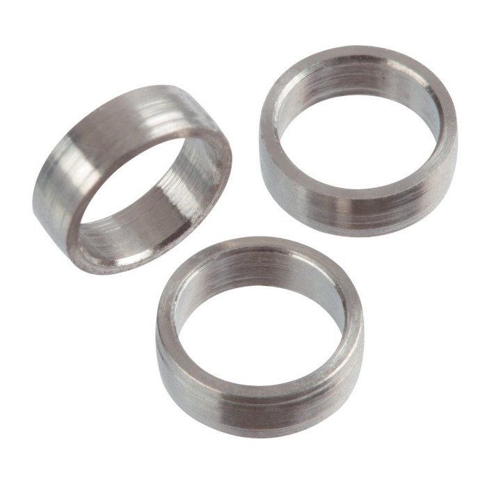 Target Slot Lock Titanium Rings 2mm 3pcs