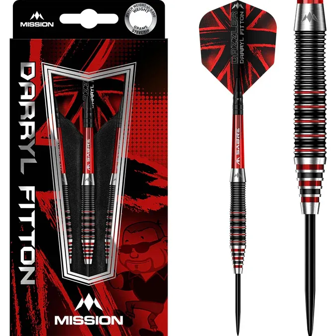 Mission Darryl Fitton Electro Black &amp; Red