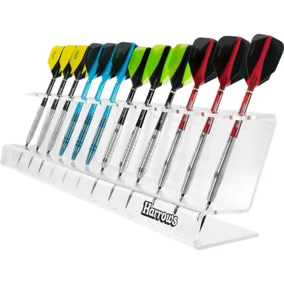 Harrows Acrylic Dart Display Stand - 12 darts