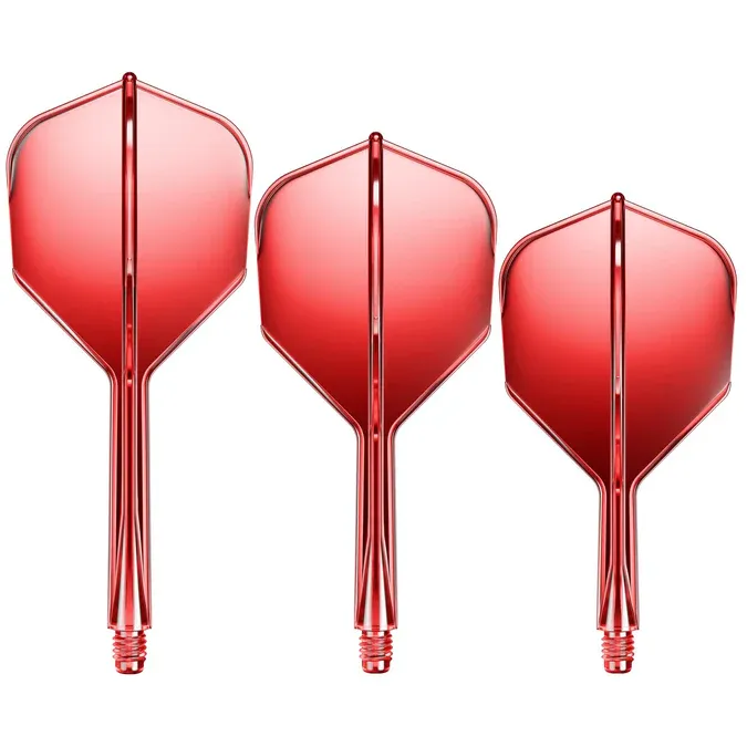 Goat A1R Dart Flights No6 - Clear Red