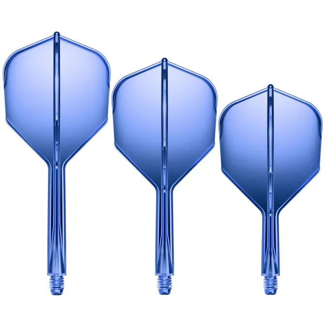 Goat A1R Dart Flights No6 - Clear Blue