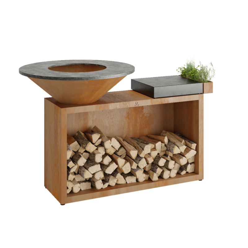 OFYR Island Corten 85 Donkergrijs Keramiek