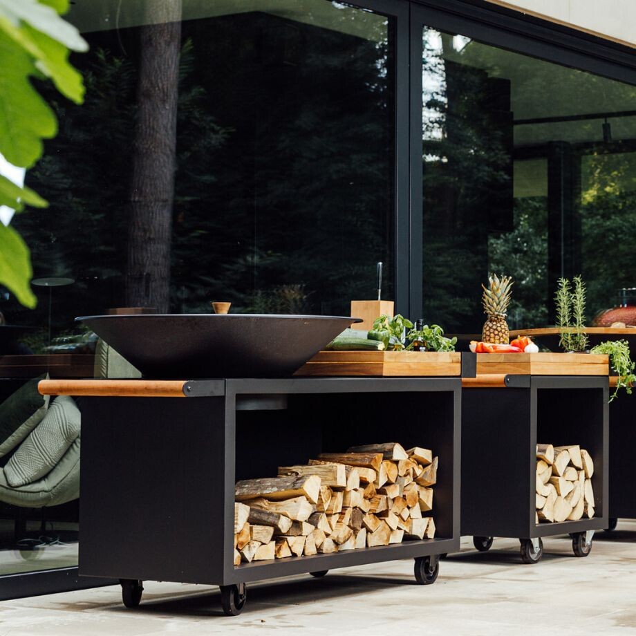 OFYR Island Black 100 Pro Teak Hout